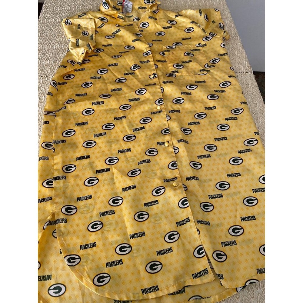 WNFL Satin Greenbay Packers Sleepwear Mo
